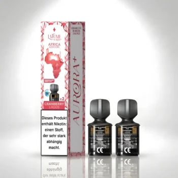 La Fume Aurora Pods – Cranberry Lagos – African Edition, Pod