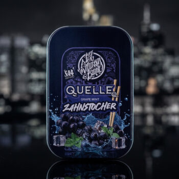 187 Strassenbande Zahnstocher Quelle - Dose geoeffnet mit Zahnstochern