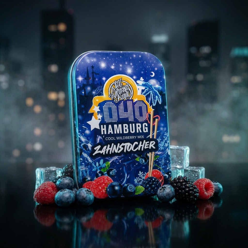 187 Strassenbande Hamburg | Vapebazar 187 Strassenbande Zahnstocher Hamburg - Waldbeeren Mix, Metalldose