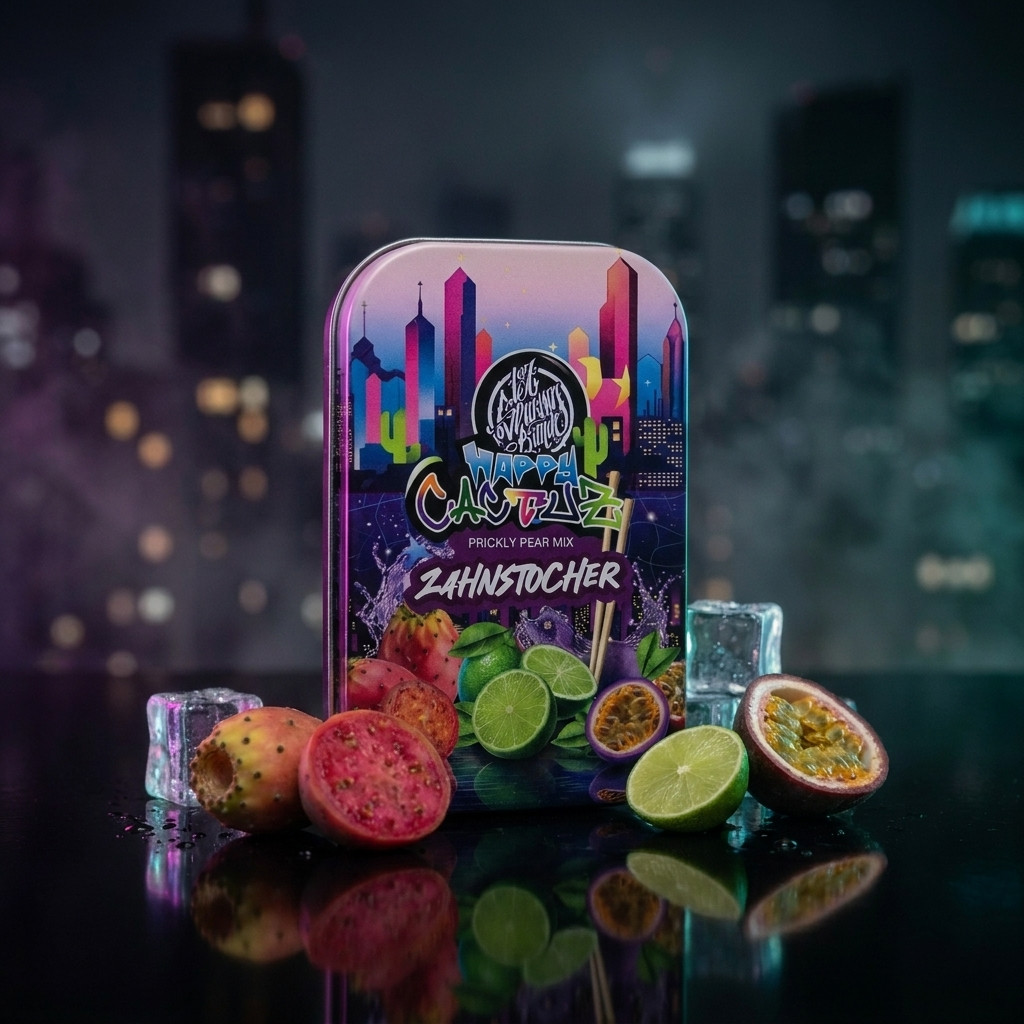 187 Strassenbande Happy Cactuz | Vapebazar 187 Strassenbande Zahnstocher Happy Cactuz - Kaktusfeige, Metalldose