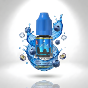 La Fume Liquid Blueberry Ice 10 mg/ml - Flasche mit Splash-Motiv