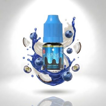 La Fume Liquid Coconut Blueberry 10 mg/ml - Flasche mit Splash-Motiv