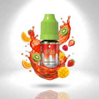 La Fume Liquid Fruity Pop 20 mg/ml - Flasche mit Splash-Motiv