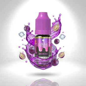 La Fume Liquid Grape Ice 10 mg/ml - Flasche mit Splash-Motiv