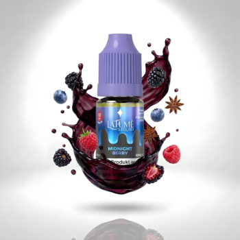 La Fume Liquid Midnight Berry 10 mg/ml - Flasche mit Splash-Motiv