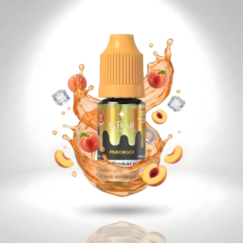La Fume Liquid Peach Ice 10 mg/ml - Flasche mit Splash-Motiv
