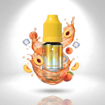 La Fume Liquid Peach Ice 20 mg/ml - Flasche mit Splash-Motiv