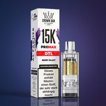 Al Fakher Crown Bar 15K Pro Max Pod Berry Blast - Detailansicht