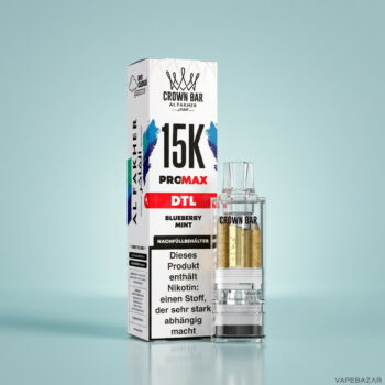 Al Fakher Crown Bar 15K Pro Max Pod Blueberry Mint - Detailansicht