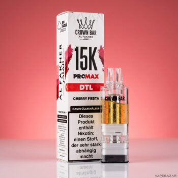 Al Fakher Crown Bar 15K Pro Max Pod Cherry Fiesta - Detailansicht