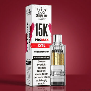 Al Fakher Crown Bar 15K Pro Max Pod Cherry Fusion - Detailansicht