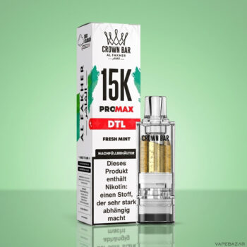 Al Fakher Crown Bar 15K Pro Max Pod Fresh Mint - Detailansicht