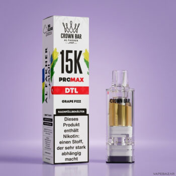 Al Fakher Crown Bar 15K Pro Max Pod Grape Fizz - Detailansicht