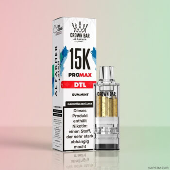 Al Fakher Crown Bar 15K Pro Max Pod Gum Mint - Detailansicht