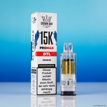 Al Fakher Crown Bar 15K Pro Max Pod Mr. Blue - Detailansicht