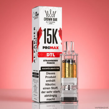 Al Fakher Crown Bar 15K Pro Max Pod Strawberry Punch - Detailansicht