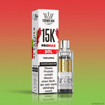 Al Fakher Crown Bar 15K Pro Max Pod Two Apple - Detailansicht