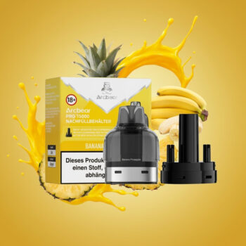 Arcbear Pro 15000 Nachfüllset – Banana Pineapple – Liquid-Pod und Coil-Pod