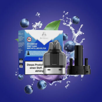 Arcbear Pro 15000 Nachfüllset – Blueberry – Liquid-Pod und Coil-Pod
