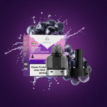 Arcbear Pro 15000 Nachfüllset – Grape – Liquid-Pod und Coil-Pod