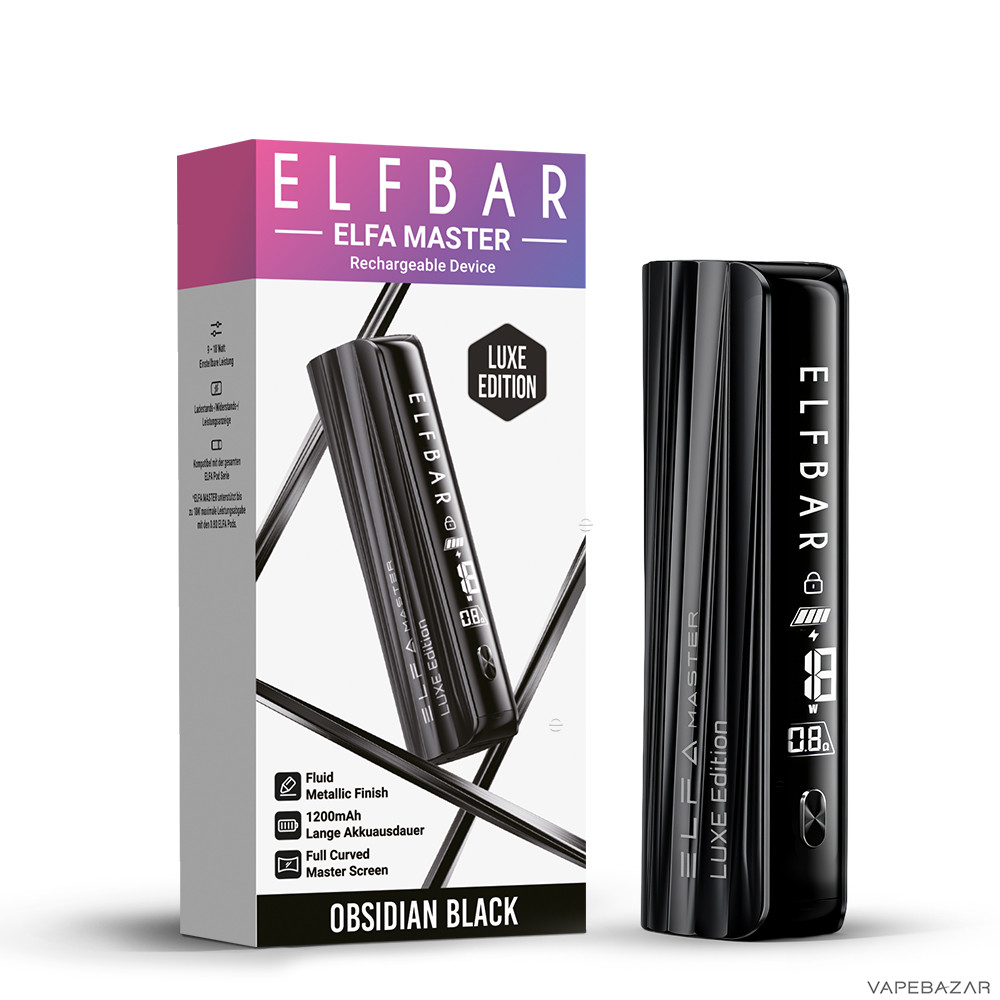 ELFBAR ELFA Master Luxe Edition 1200mAh 1 | Vapebazar Elfbar Elfa Master Luxe Edition – 1200 Mah – Produktdetails