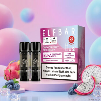 ELFBAR ELFA Pods – Dragon Fruit Blueberry – 2er Pack