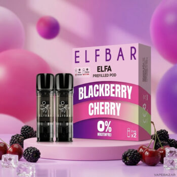 ELFBAR ELFA Pods nikotinfrei – Blackberry Cherry – 2er Pack