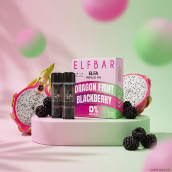 ELFBAR ELFA Pods nikotinfrei – Dragon Fruit Blackberry – 2er Pack