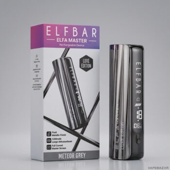 Elfbar ELFA Master Luxe Edition – Meteor Grey – Detailansicht