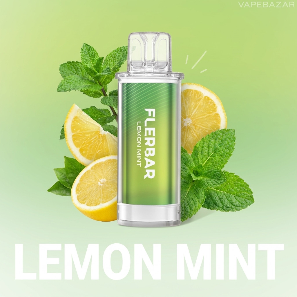 Flerbar Lemon Mint | Vapebazar Flerbar - Lemon Mint