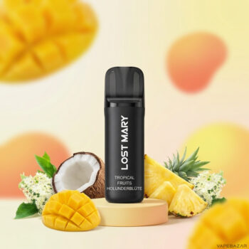 Lost Mary WAVI Prefilled Pod Tropical Fruits Holunderblüte - 2er Pack Verpackung