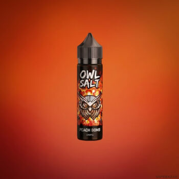 Owl Salt Longfill Peach Bomb – Aroma, Rückseite