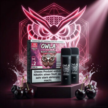 OWLA Pods – Black Cherries – 2er Pack Prefilled Pods
