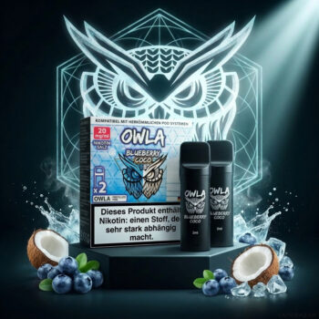 OWLA Pods – Blueberry Coco – 2er Pack Prefilled Pods