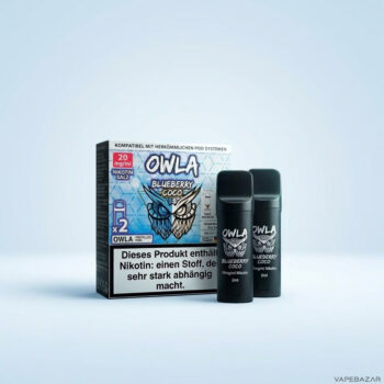 OWLA Pods – Blueberry Coco – Rückseite