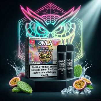 OWLA Pods – Cactus Passionfruit Ice – 2er Pack Prefilled Pods
