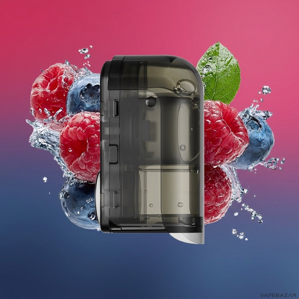 Pixl Max Now Flavour Pods Blueberry Raspberry | Vapebazar Pixl Max 20K Now Pod – Blueberry Raspberry – 10 Ml, 20 Mg/Ml
