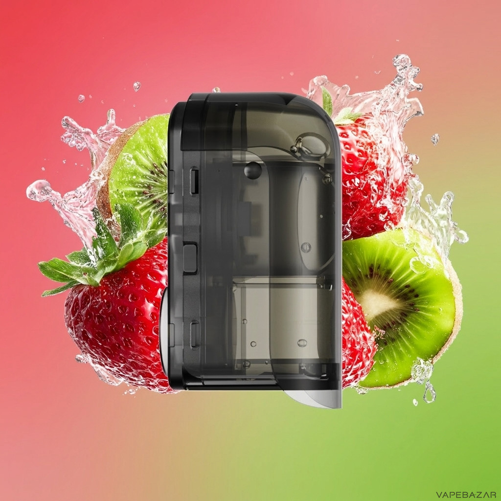 Pixl Max Now Flavour Pods Strawberry Kiwi Razz | Vapebazar Pixl Max 20K Now Pod – Strawberry Kiwi Razz – 10 Ml, 20 Mg/Ml