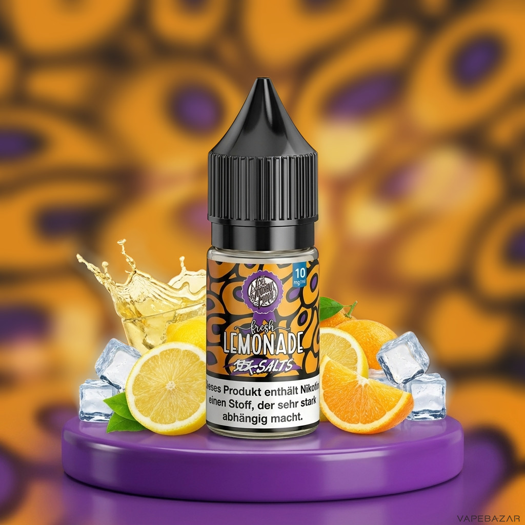 187 Nic Salts Fresh Lemonade | Vapebazar 187 Salt Liquid Fresh Lemonade - 10 Ml Nikotinsalz Liquid Flasche