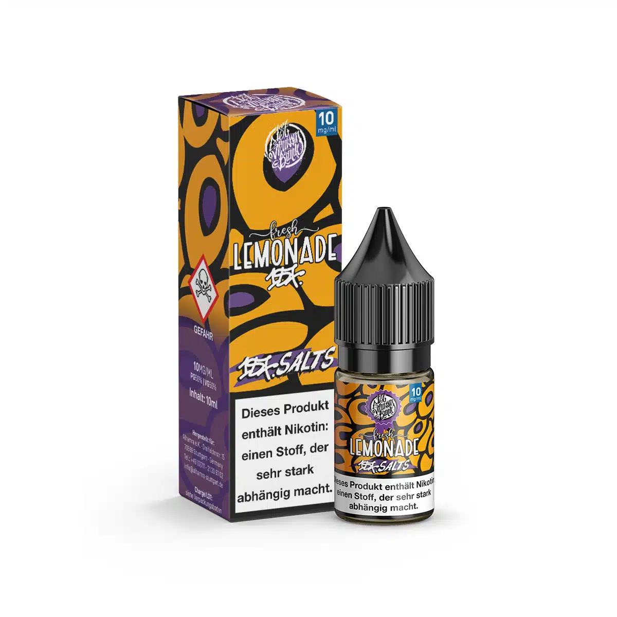 187 salts 10mg Fresh | Vapebazar 187 Salt Liquid Fresh Lemonade - Flasche Mit Verpackung