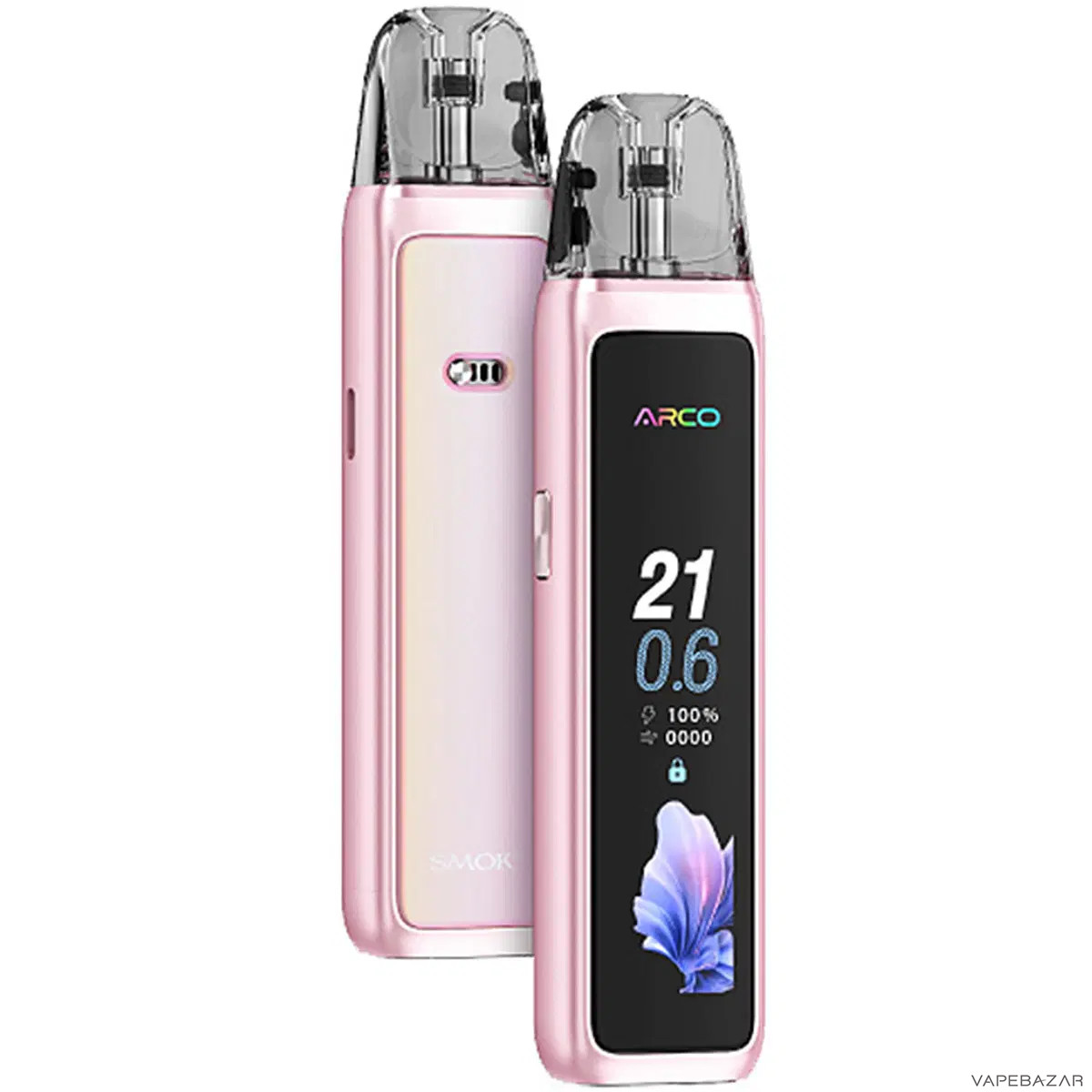 Adalya Arco Max Kit Pale Pink Drittbild | Vapebazar Adalya Arco Max Open Pod Kit Pale Pink - Produktbild