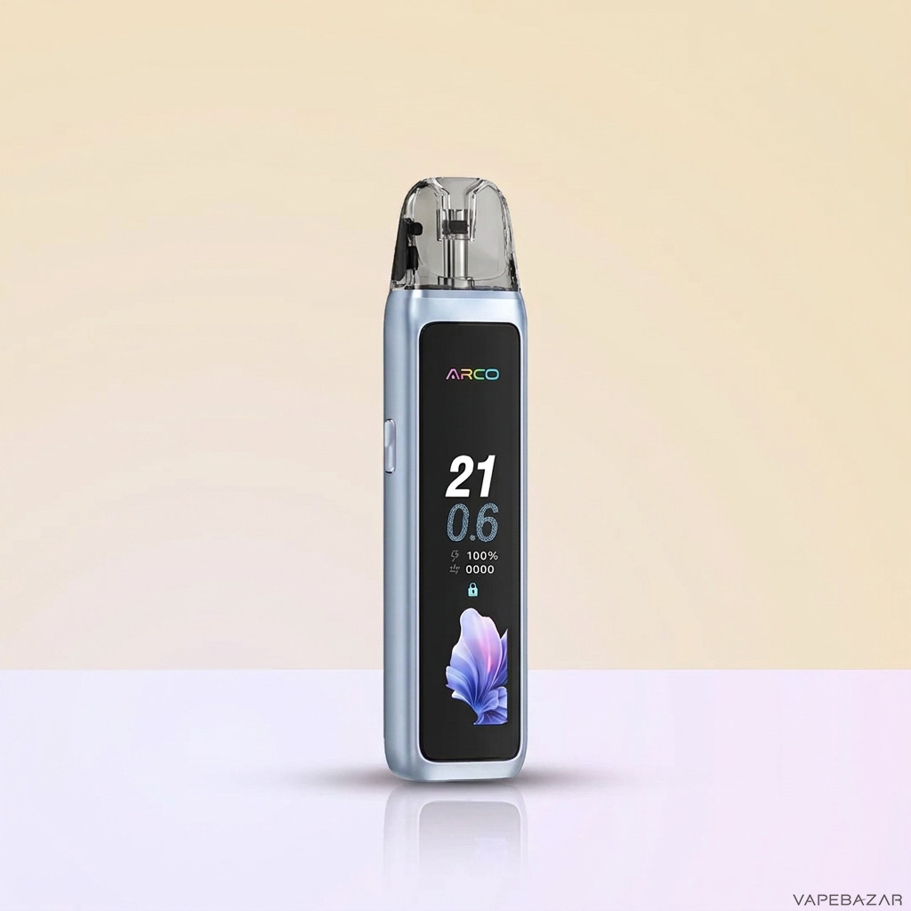 Adalya Arco Max Kit Silver Zweitbild | Vapebazar Adalya Arco Max Open Pod Kit Silver - Detailansicht
