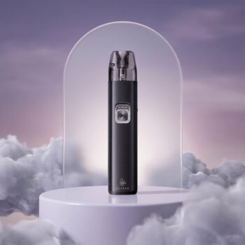 Elfbar ELFX 2 Pod Kit in Matte Black - Geraet mit eingesetztem Pod