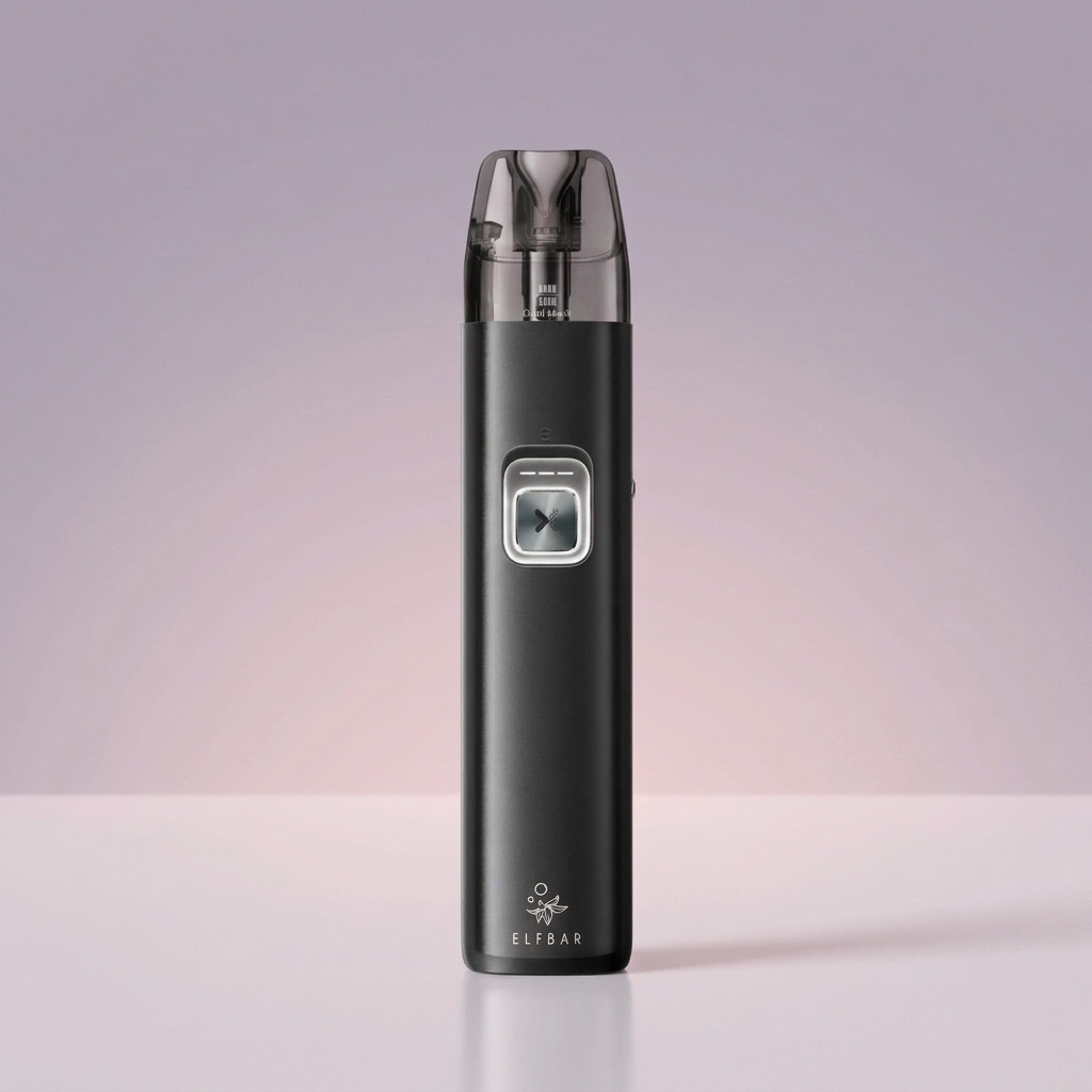 ELFBAR ELFX 2.0 Matte Black Zweitbild | Vapebazar Elfbar Elfx 2 Pod Kit Matte Black - Detailansicht