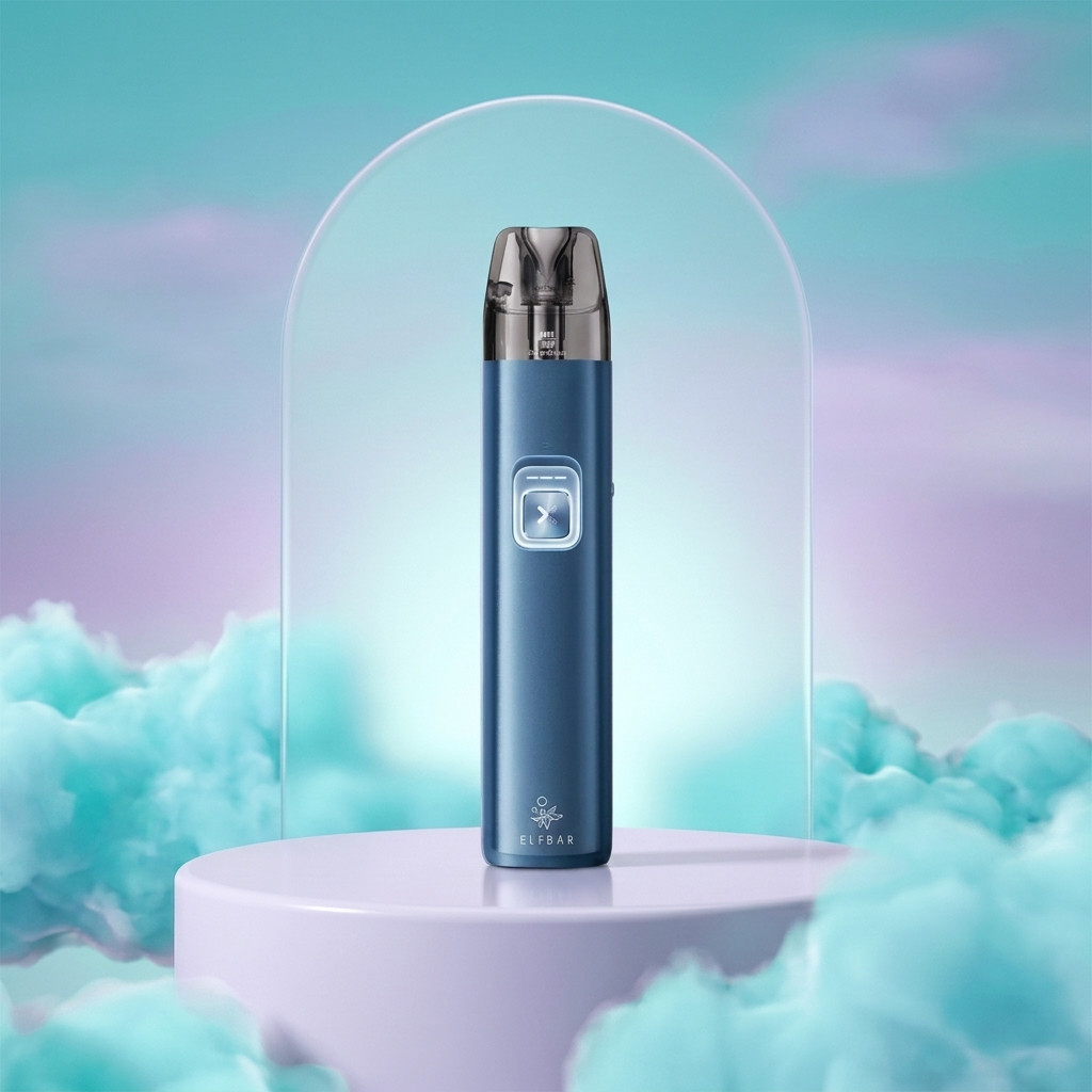ELFBAR ELFX 2.0 Ocean Blue | Vapebazar Elfbar Elfx 2 Pod Kit In Ocean Blue - Geraet Mit Eingesetztem Pod