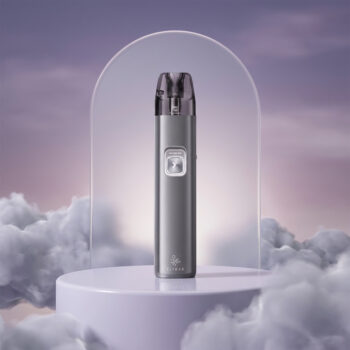 Elfbar ELFX 2 Pod Kit in Space Grey - Geraet mit eingesetztem Pod