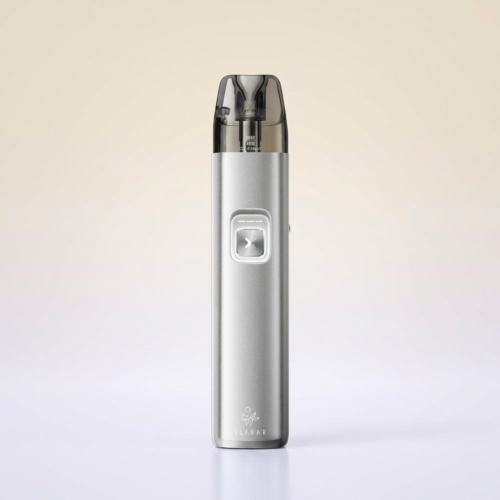ELFBAR ELFX 2.0 Titanium Silver Zweitbild | Vapebazar Elfbar Elfx 2 Pod Kit Titanium Silver - Detailansicht