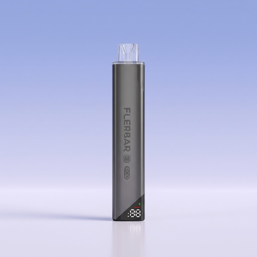 Flerbar M Akku Grau Zweitbild | Vapebazar Flerbar M Pod Kit Grau - Detailansicht