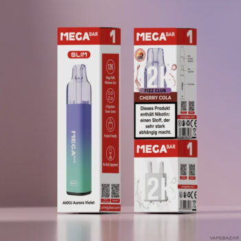 MegaBar Slim 12K Starter Kit Cherry Cola - Detailansicht