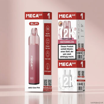 MegaBar Slim 12K Starter Kit Watermelon - Detailansicht